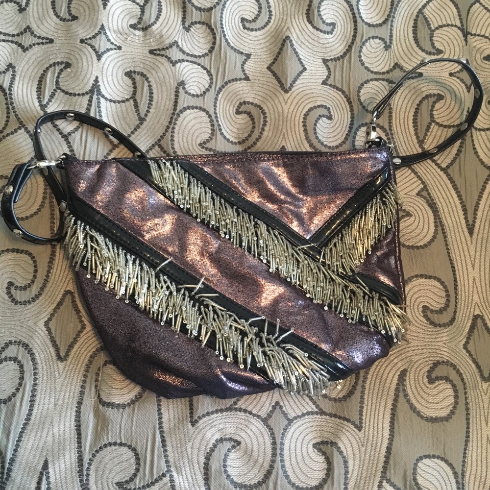 Buckle cross body purse